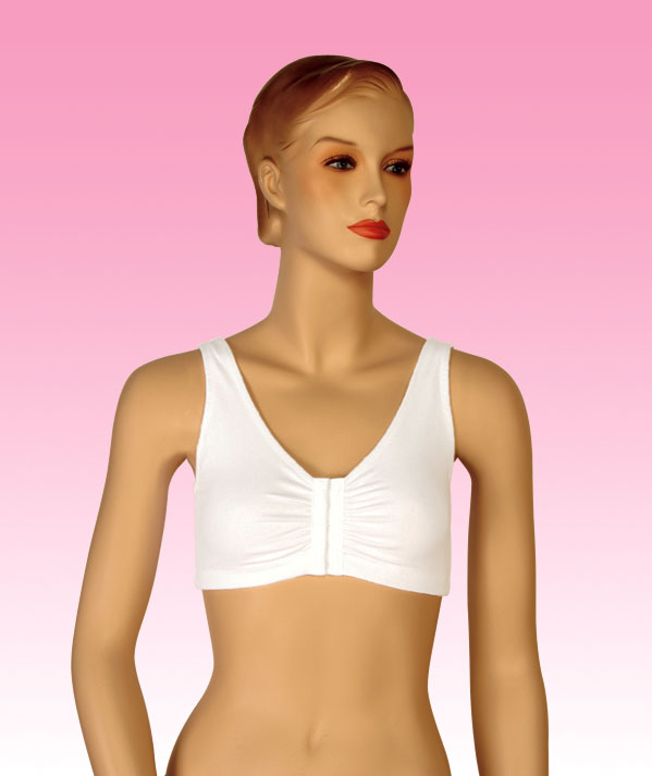 Post Surgical Comfort Compression Sports Bra: White Dragonfly - XS at   Women's Clothing store